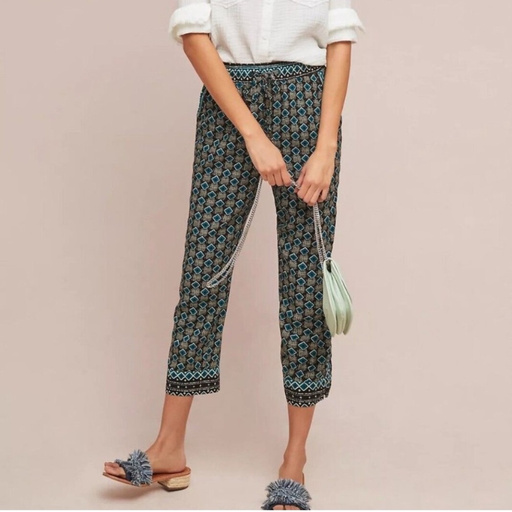 Anthropologie Geometric  Print Jogger